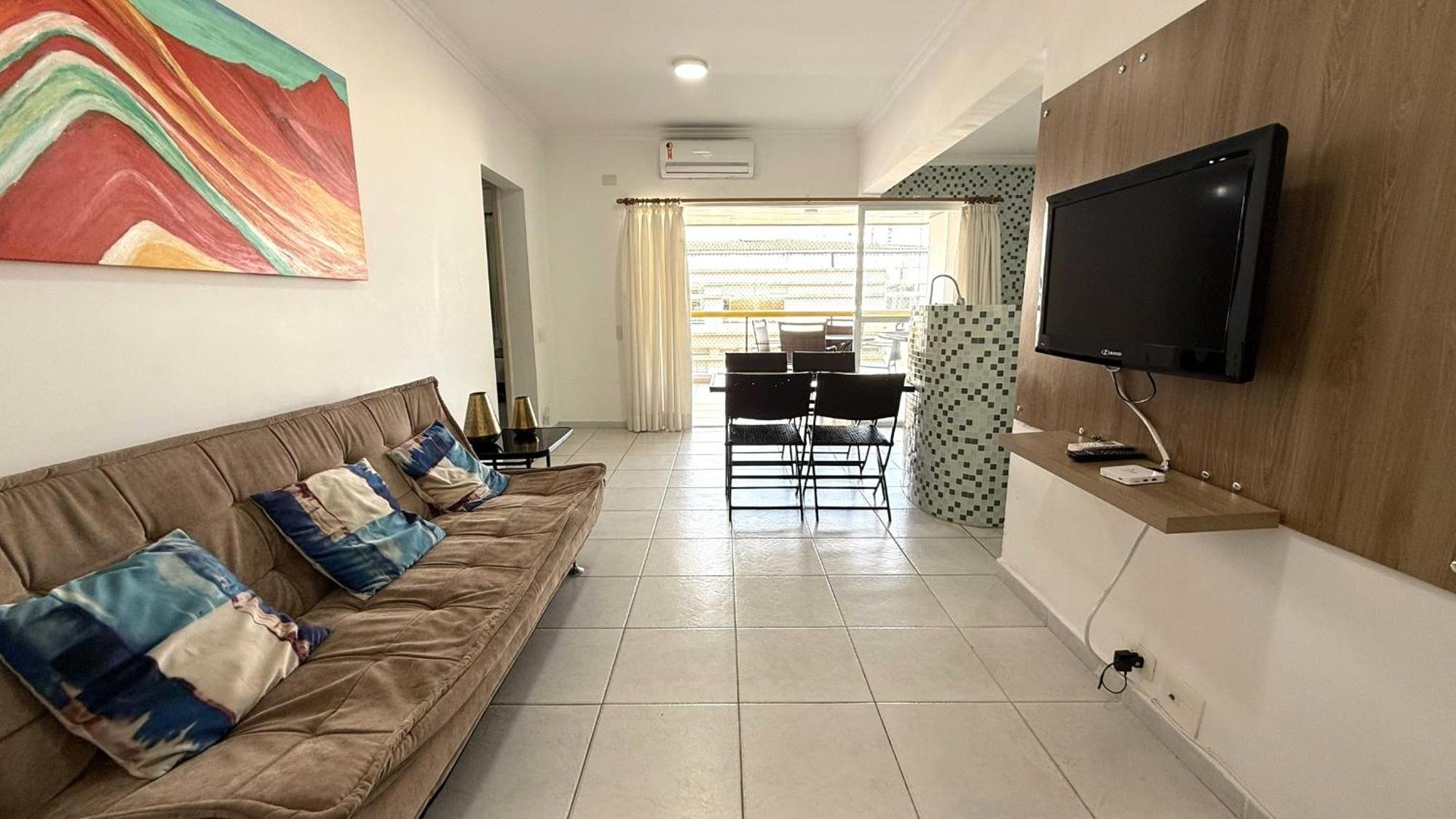 Flat A 1 Quadra Da Praia Das Pitangueiras - Ar Condicionado - 6 Pessoas Гуаружа Екстериор снимка