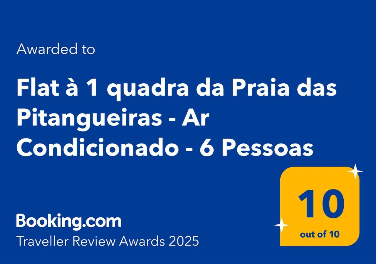 Flat A 1 Quadra Da Praia Das Pitangueiras - Ar Condicionado - 6 Pessoas Гуаружа Екстериор снимка